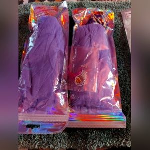 QueBan Purple Handmade Doll Dress 2pcs